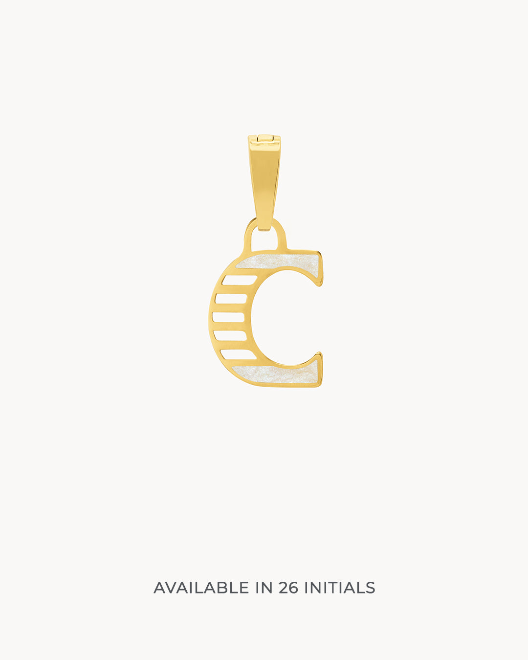 C Pendentif Initiales