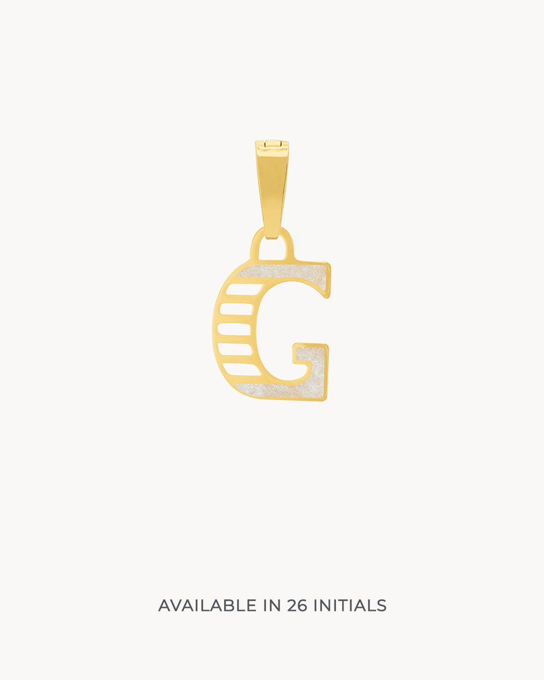 G Pendentif Initiales