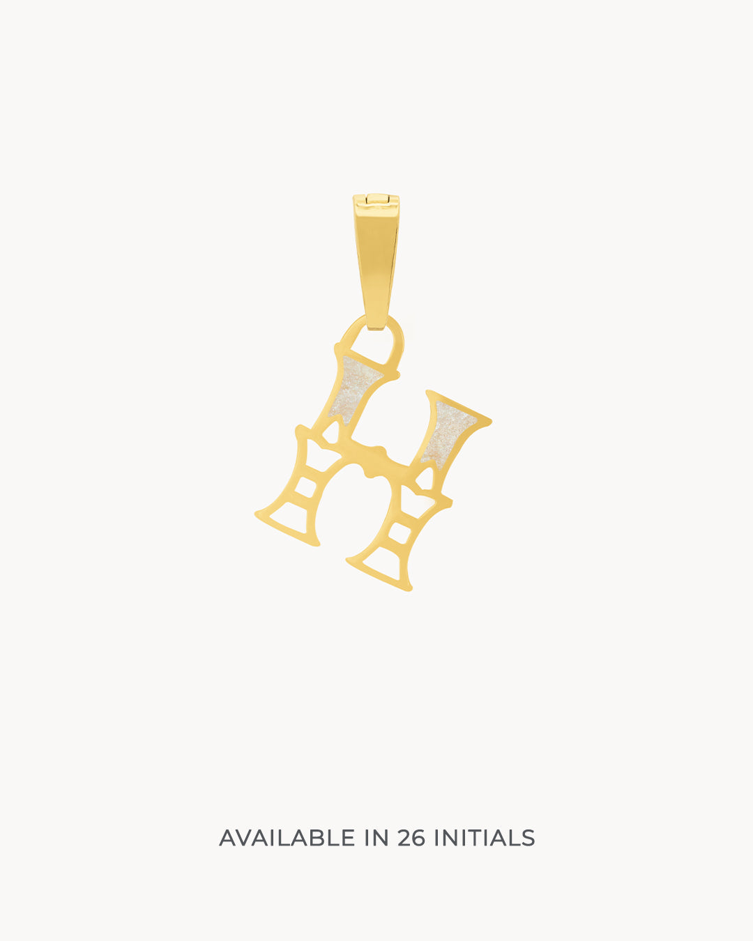 H Pendentif Initiales