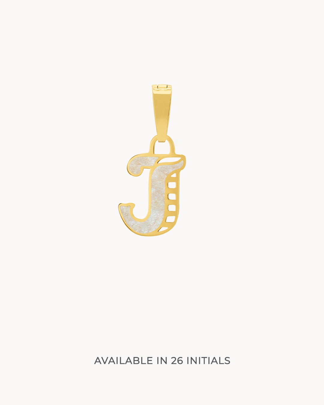 J Pendentif Initiales