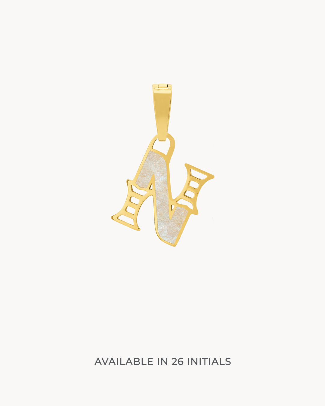 N Pendentif Initiales