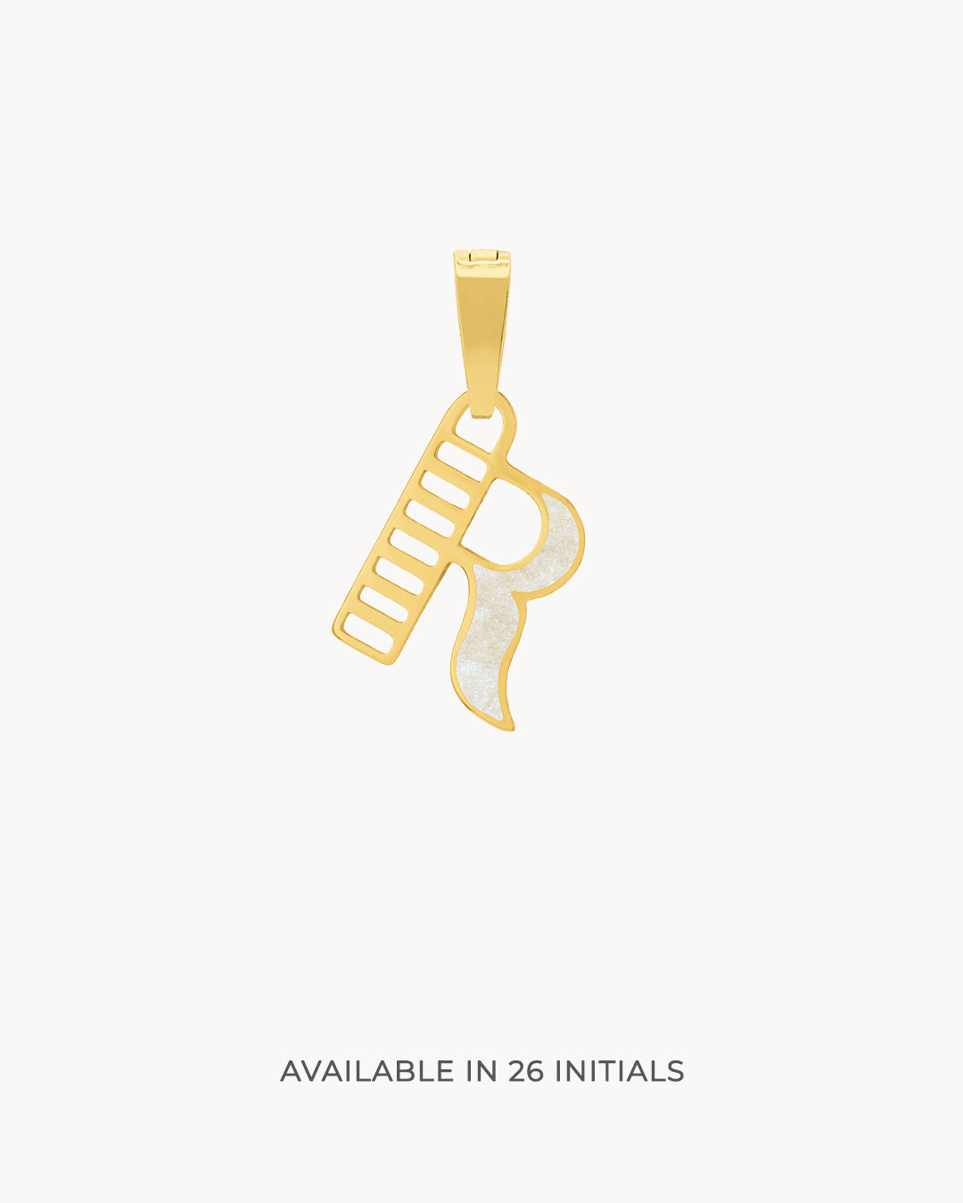 R Pendentif Initiales