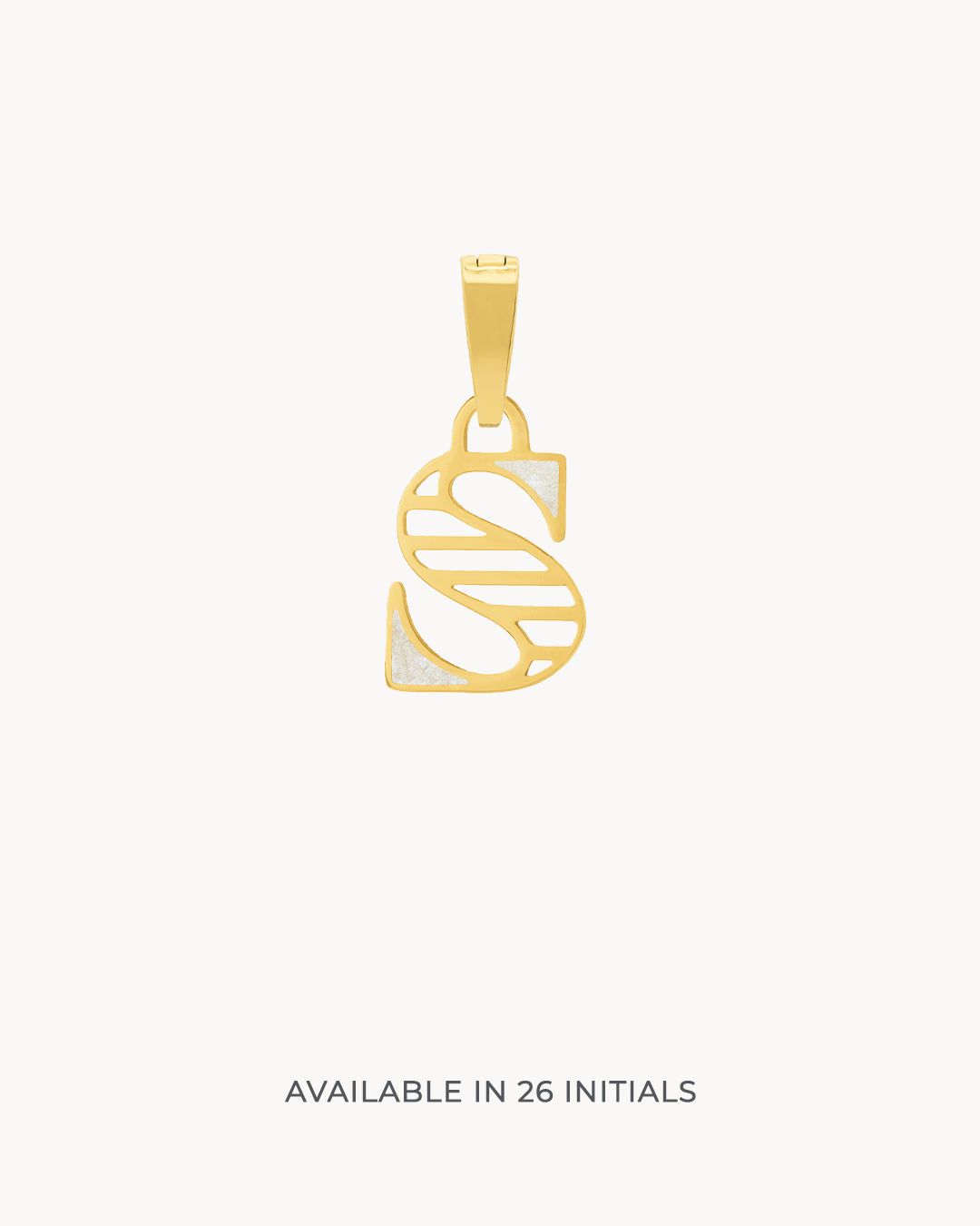 S Pendentif Initiales