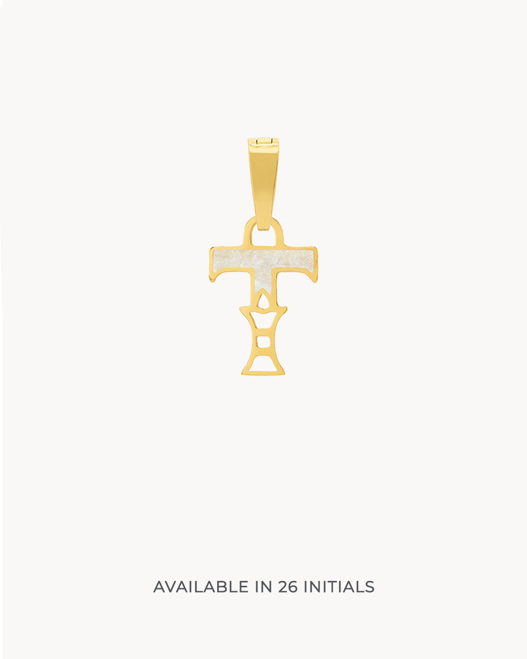 T Pendentif Initiales