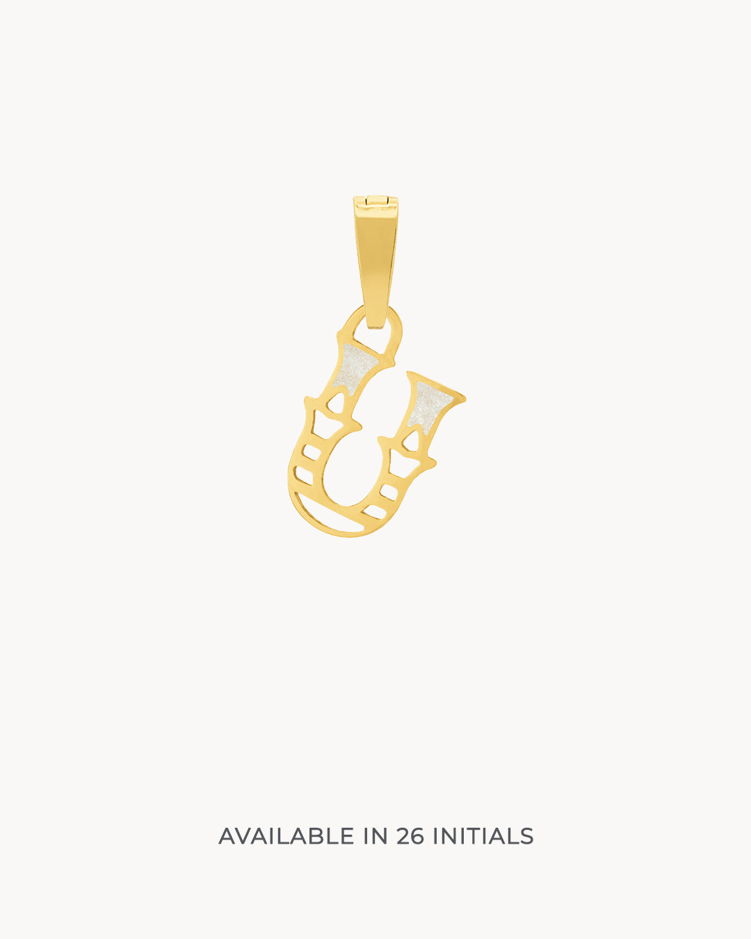 U Pendentif Initiales