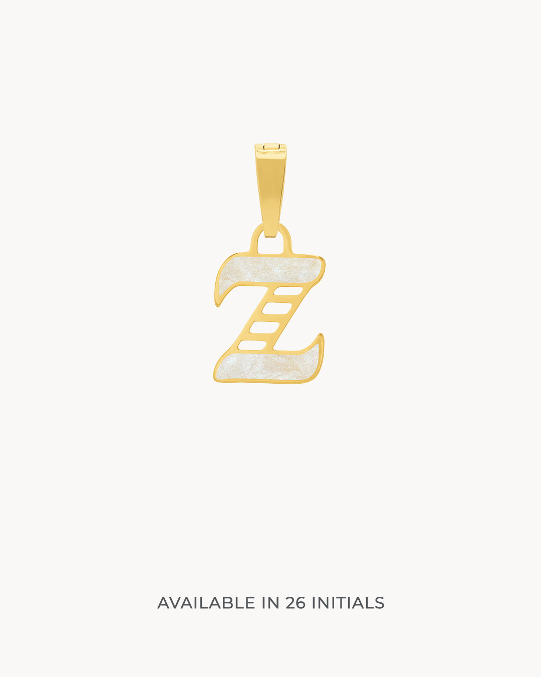 Z Pendentif Initiales