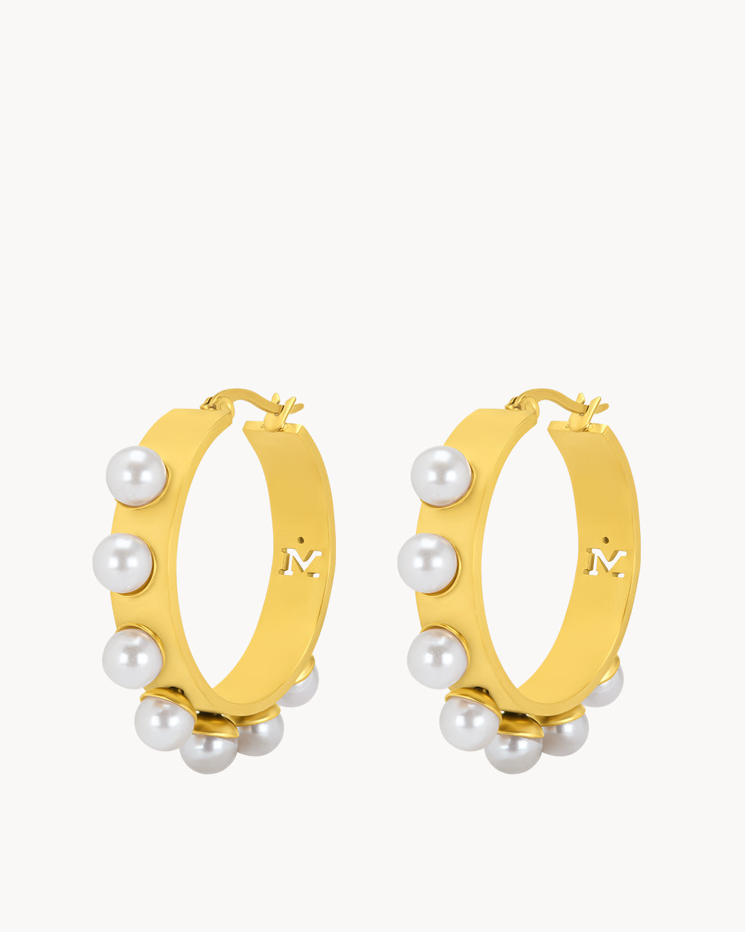 Boucles Creoles Dentelle Perle Intemporelle