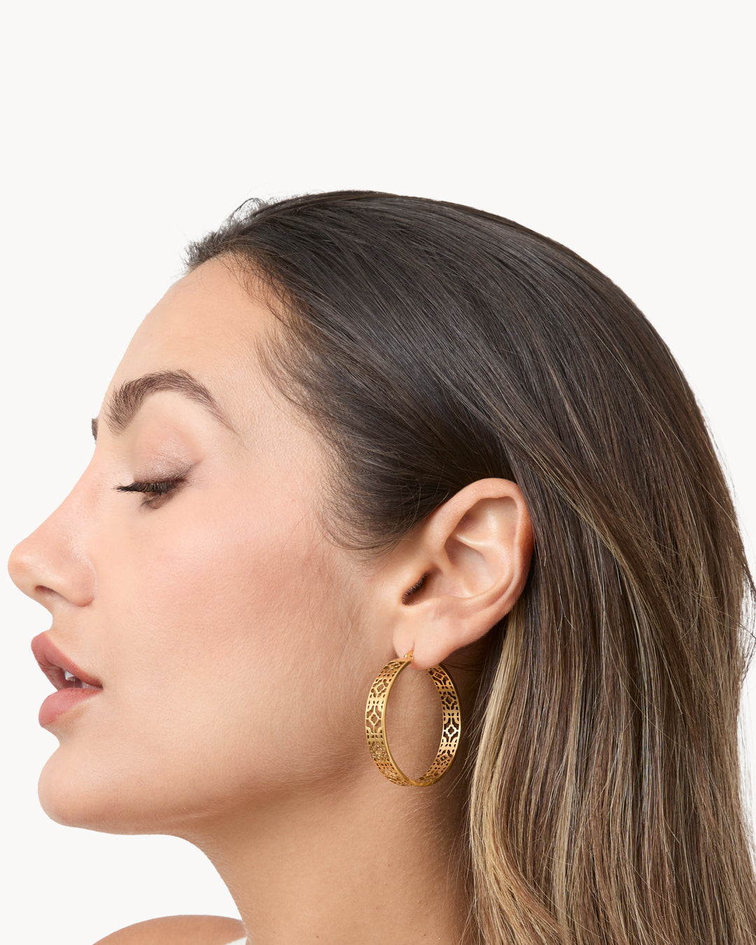 Boucles Creoles Dentelle Audacieux