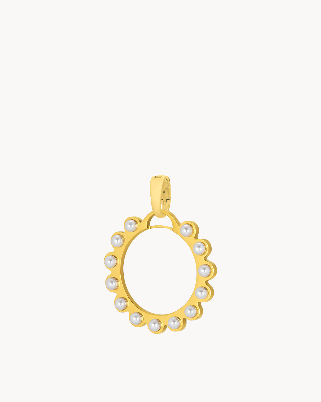 Pendentif Halo Perle Intemporelle