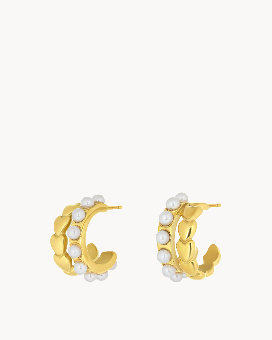 Boucles Creoles Corissant Perle Intemporelle