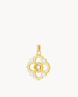 Pendentif Dentelle Perle Intemporelle Blanche