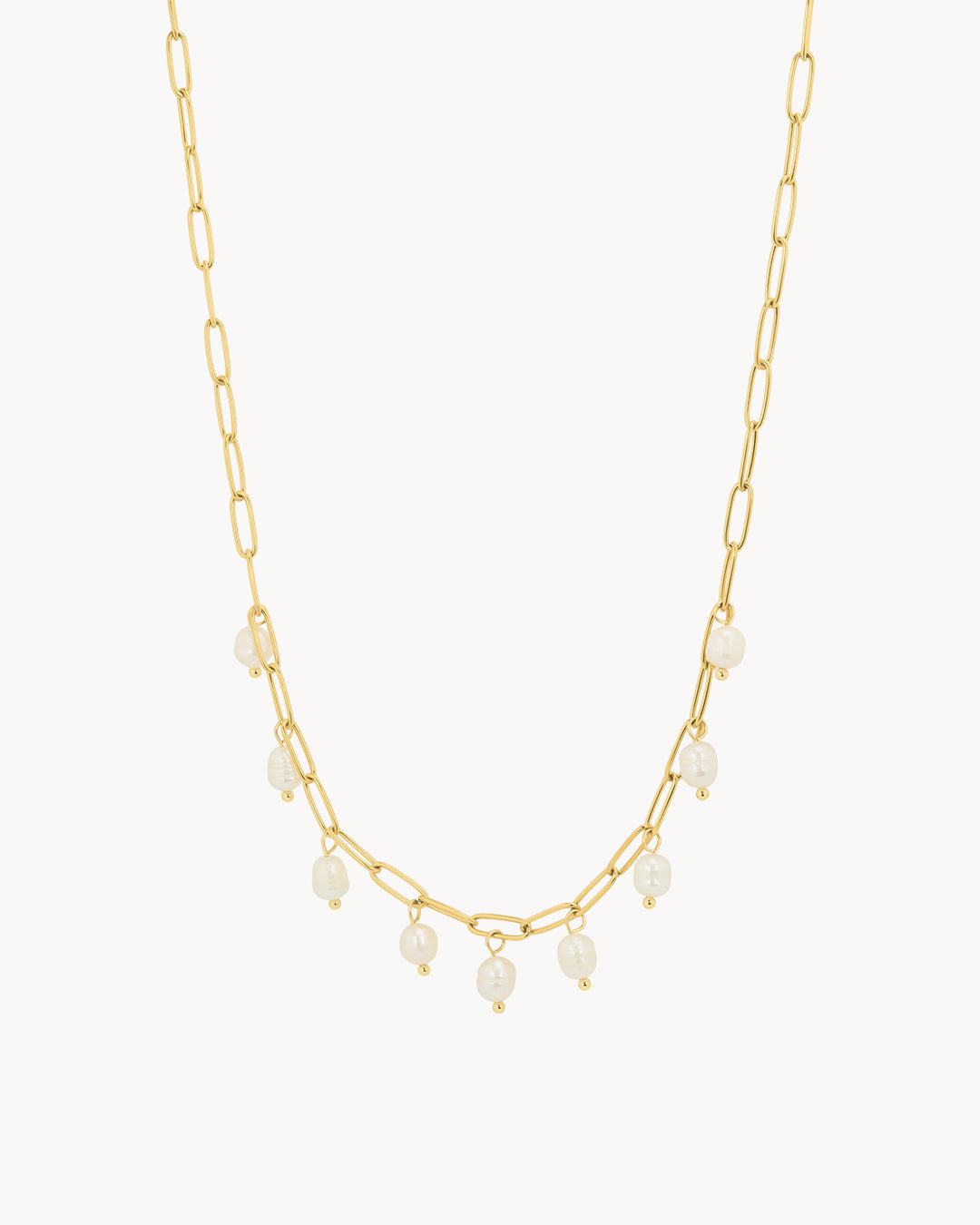 Collier Maillons Perles Fraiches Intemporelles