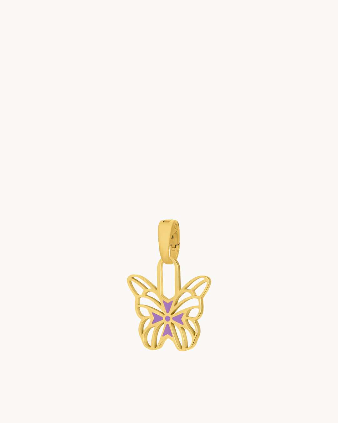 Charm papillon courageux