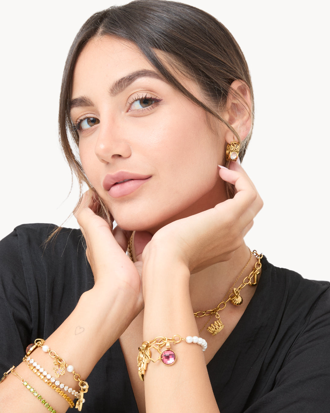 Bracelet Charm Audacieuse Perle Intemporelle