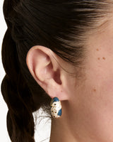 Boucles Cocon Couronne de plumes Blanche