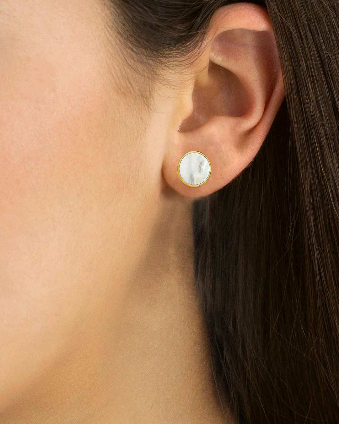 Boucles clous Signature Nacre Protection
