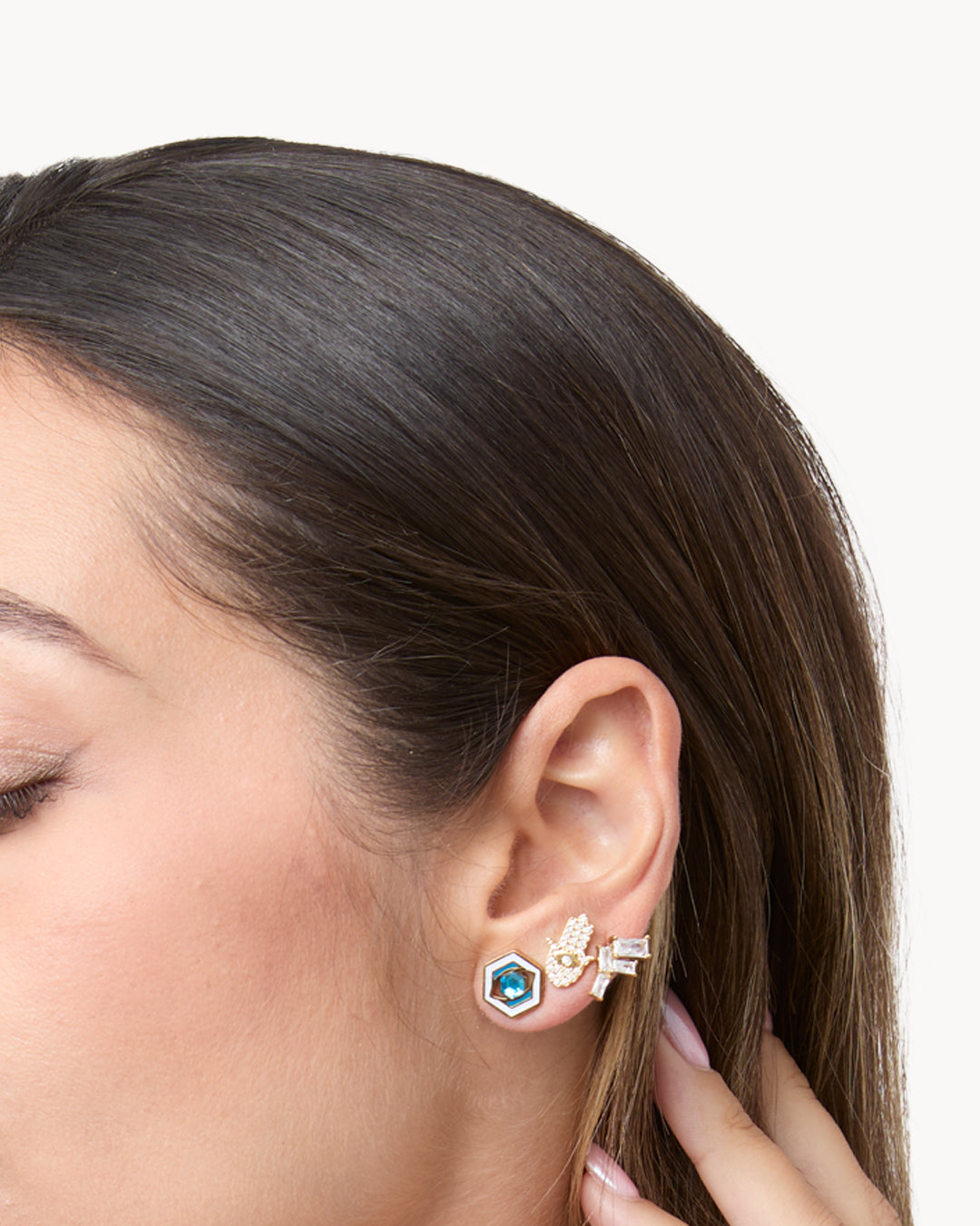 Boucles Clous Oeil Protecteur