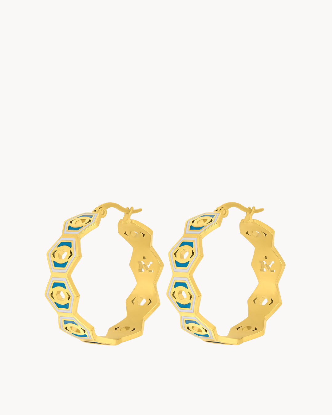 Boucles Creoles Audacieux Oeil Protecteur