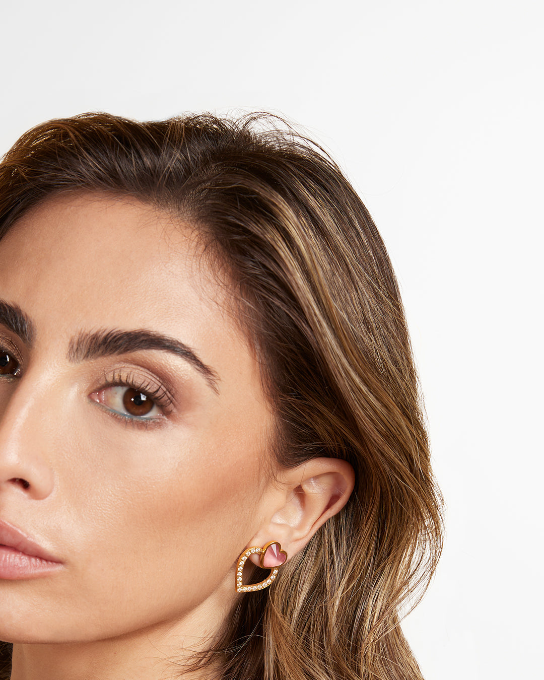 Boucles Clous Heurtoir Coeur d'Amour