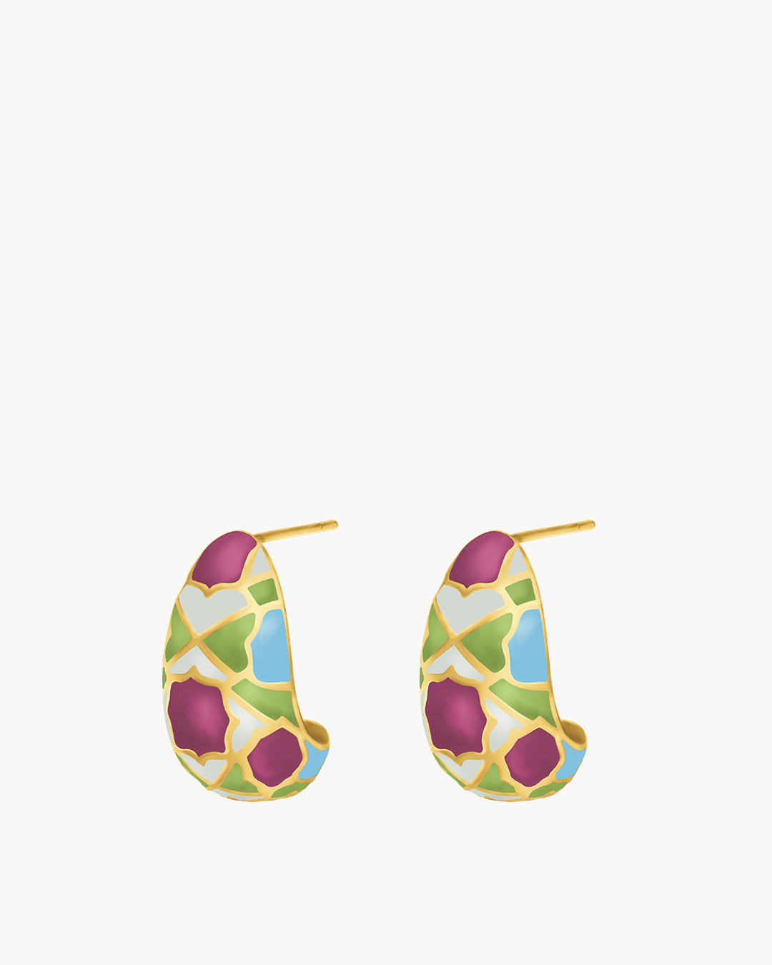 Boucles Cocon Mosaic Heritage Violet