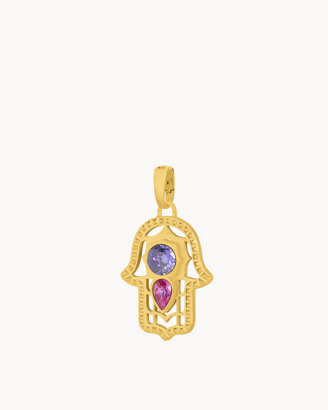 Pendentif Main de Fatma Violette, Intuition