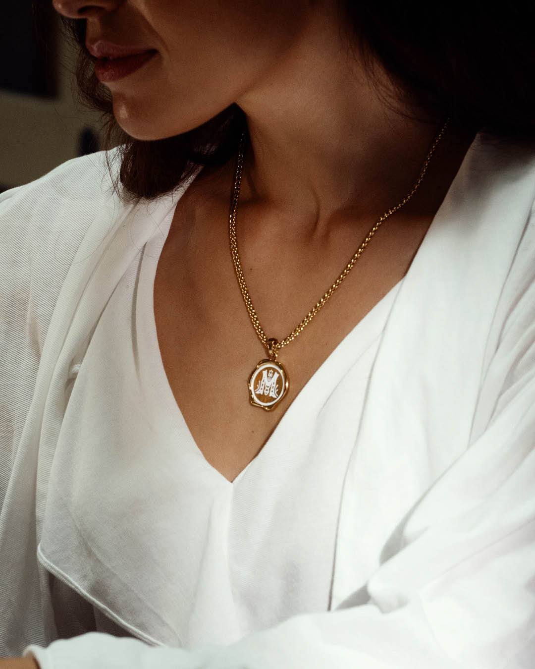 Z Pendentif Sceau Initiales