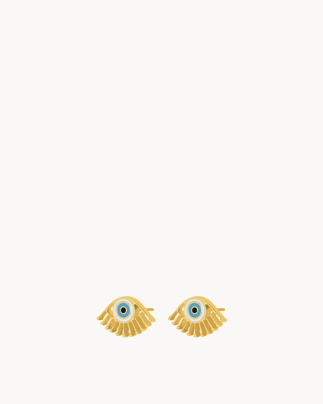 Boucles Clous Oeil Bleu