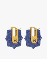 Boucles Creoles Courage Lapis-lazuli