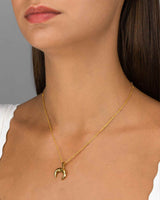 Pendentif Double Croissant