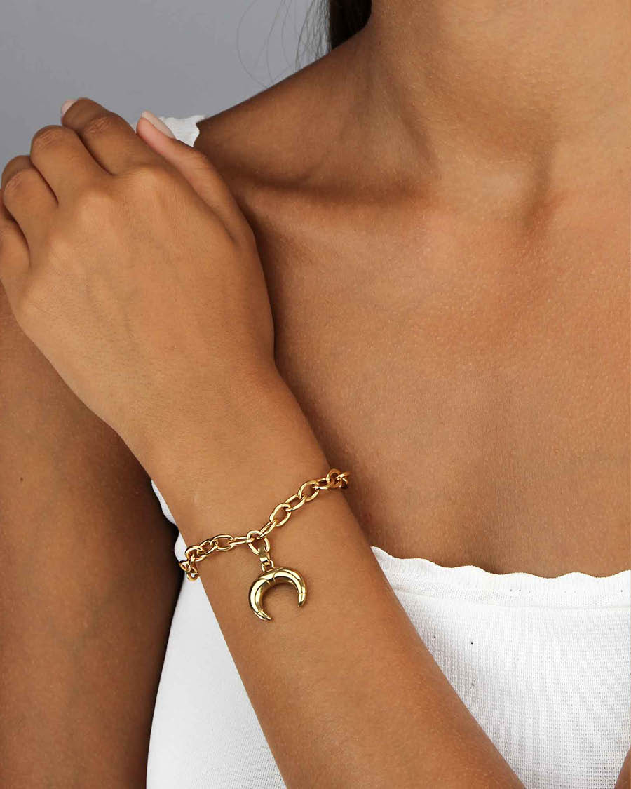 Pendentif Double Croissant