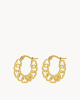 Boucles Creoles Coeur Ajoure