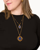 Piece Torsade Mvintage Dentelle Courage Lapis-lazuli