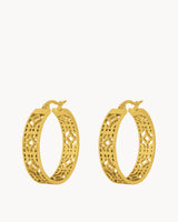 Boucles Creoles Dentelle Grandes