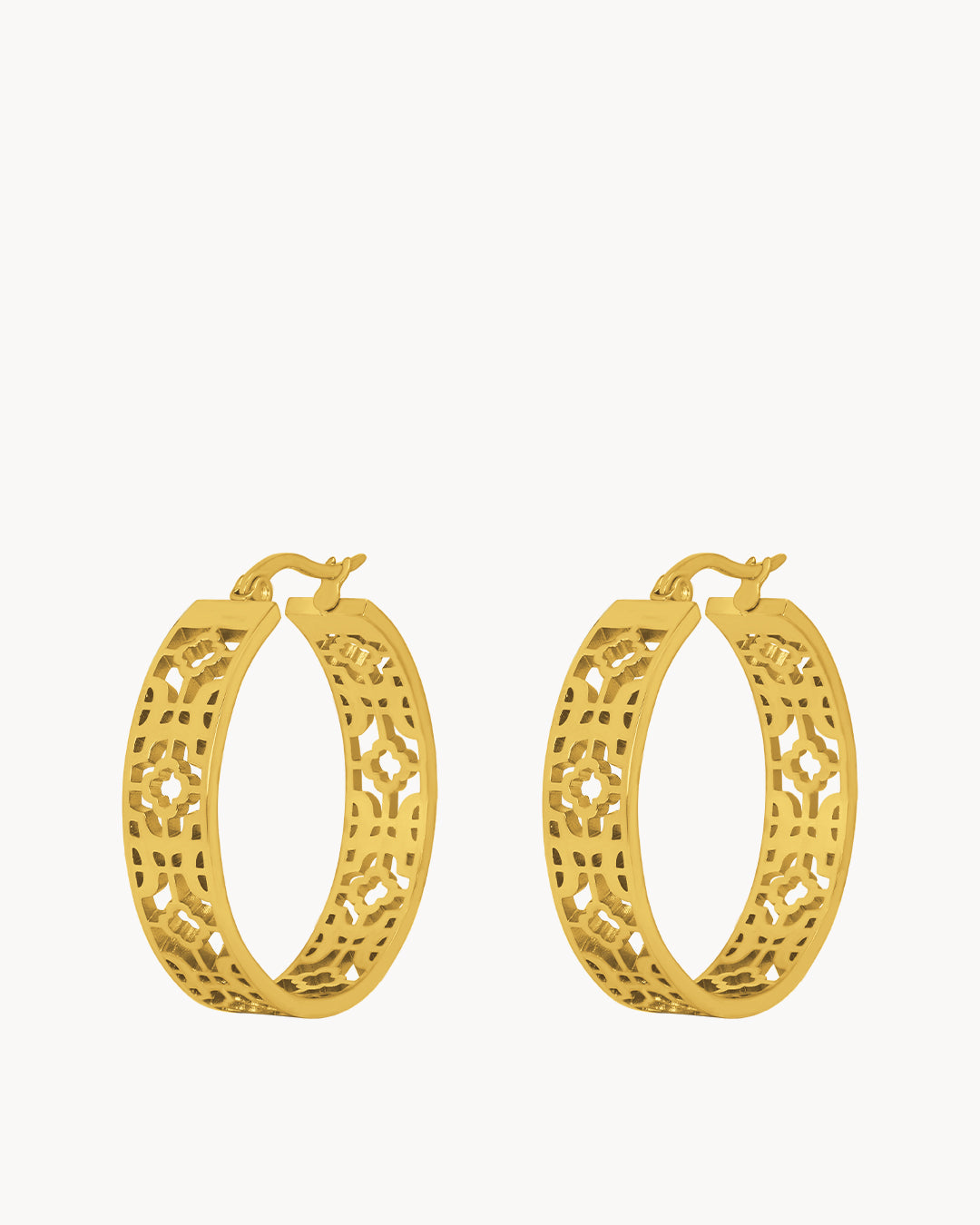 Boucles Creoles Dentelle Grandes