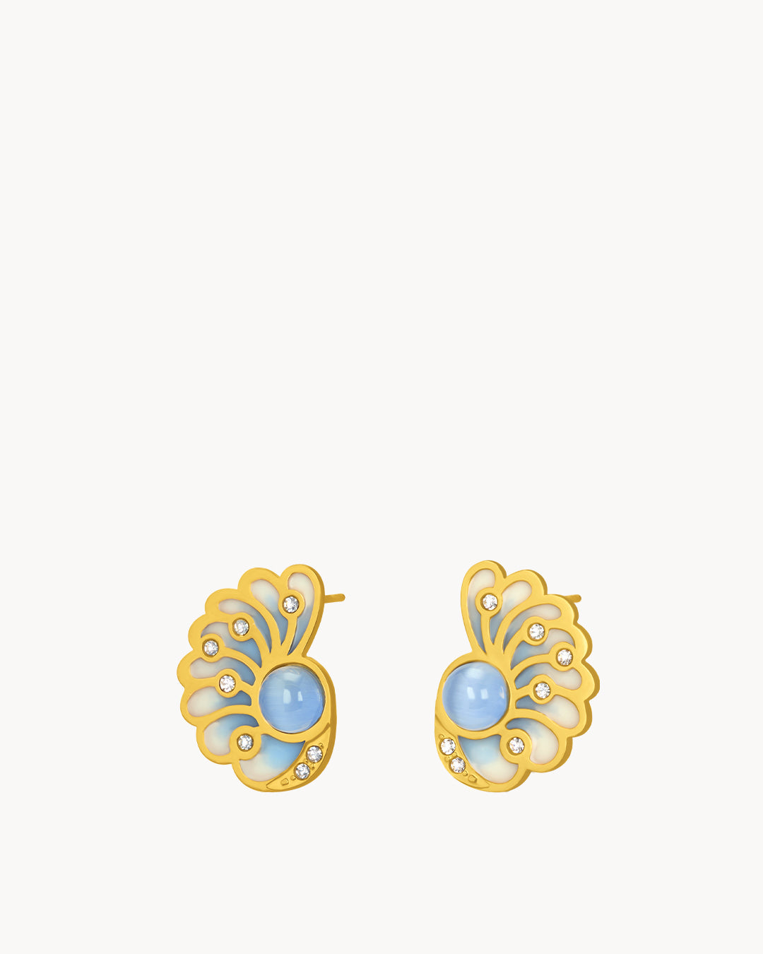 Boucles Clous Cygne