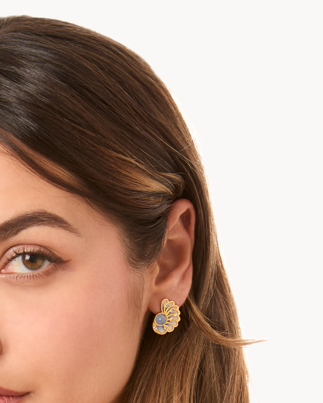 Boucles Clous Cygne