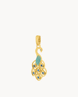 Pendentif Paon Fier