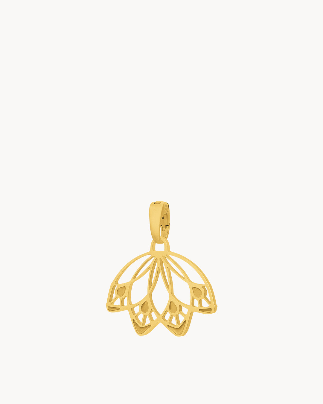 Pendentif éventail de plumes de paon