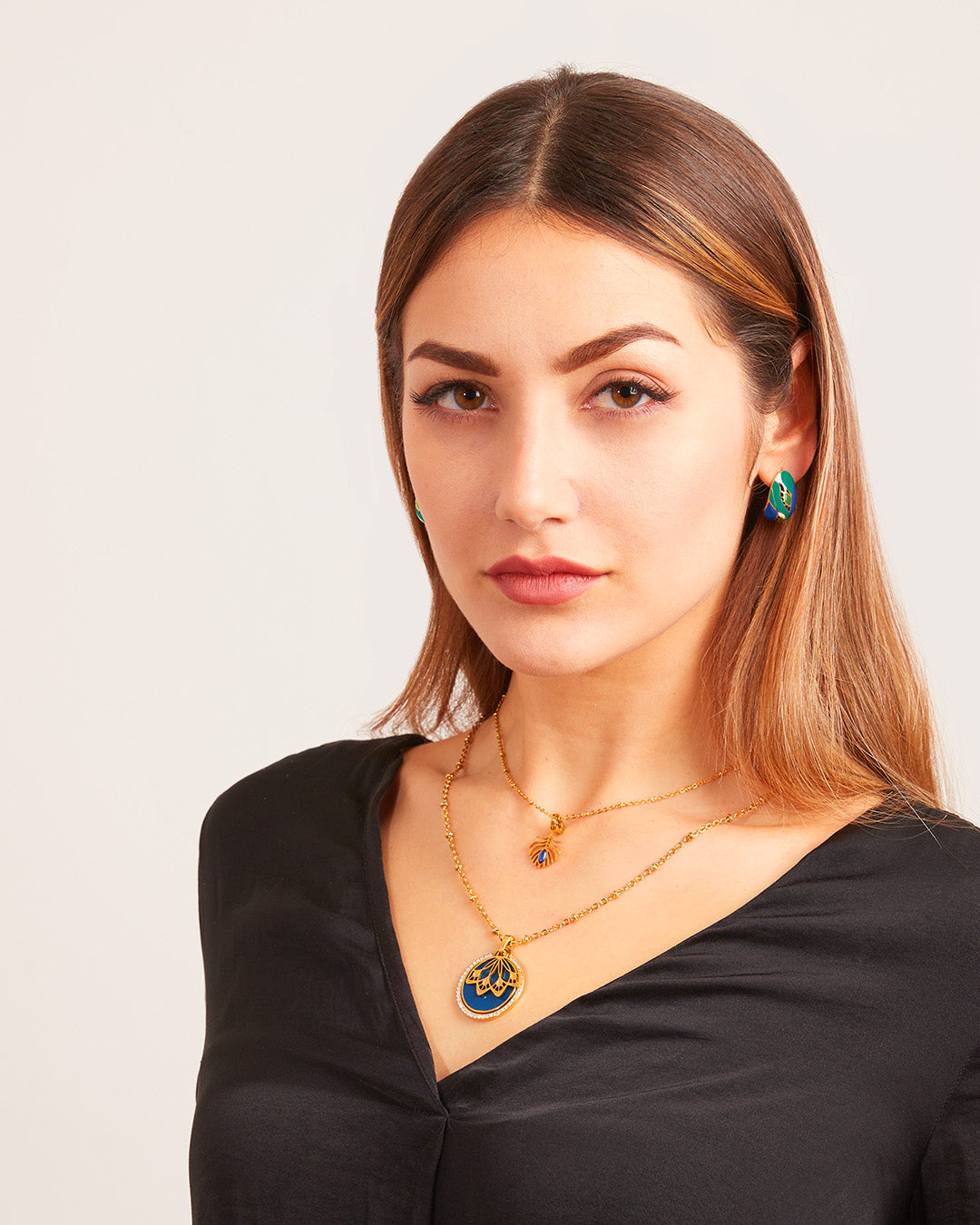 Pendentif Audacieux Inspiration Bleue