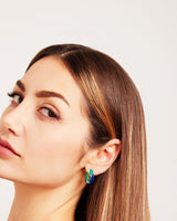 Boucles Cocon plumes de paon