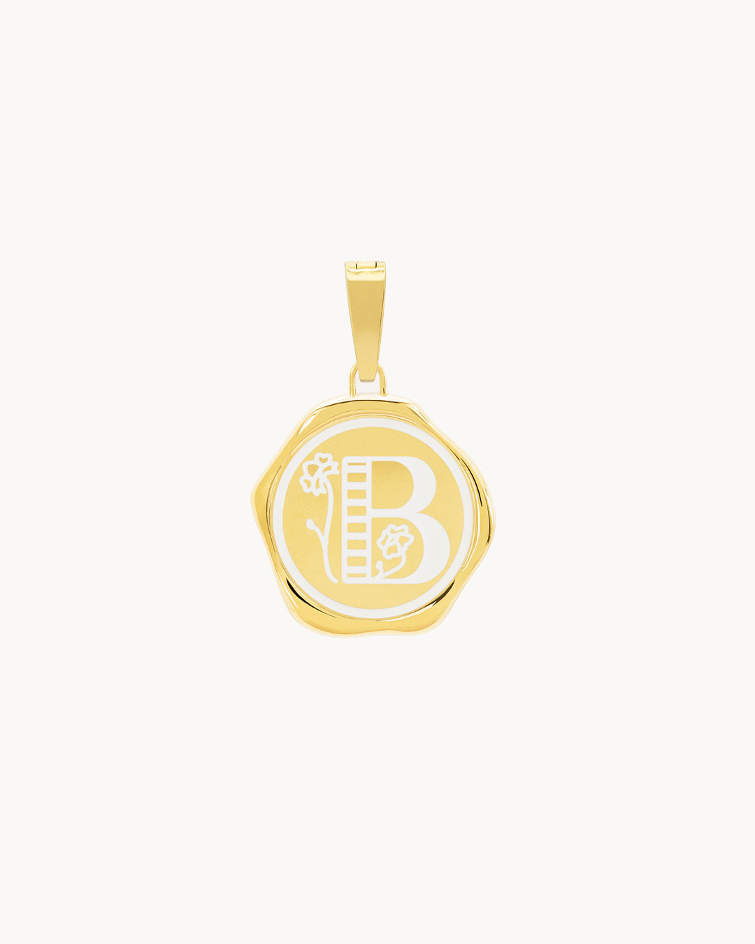 B Pendentif Sceau Initiales