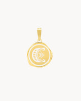 C Pendentif Sceau Initiales