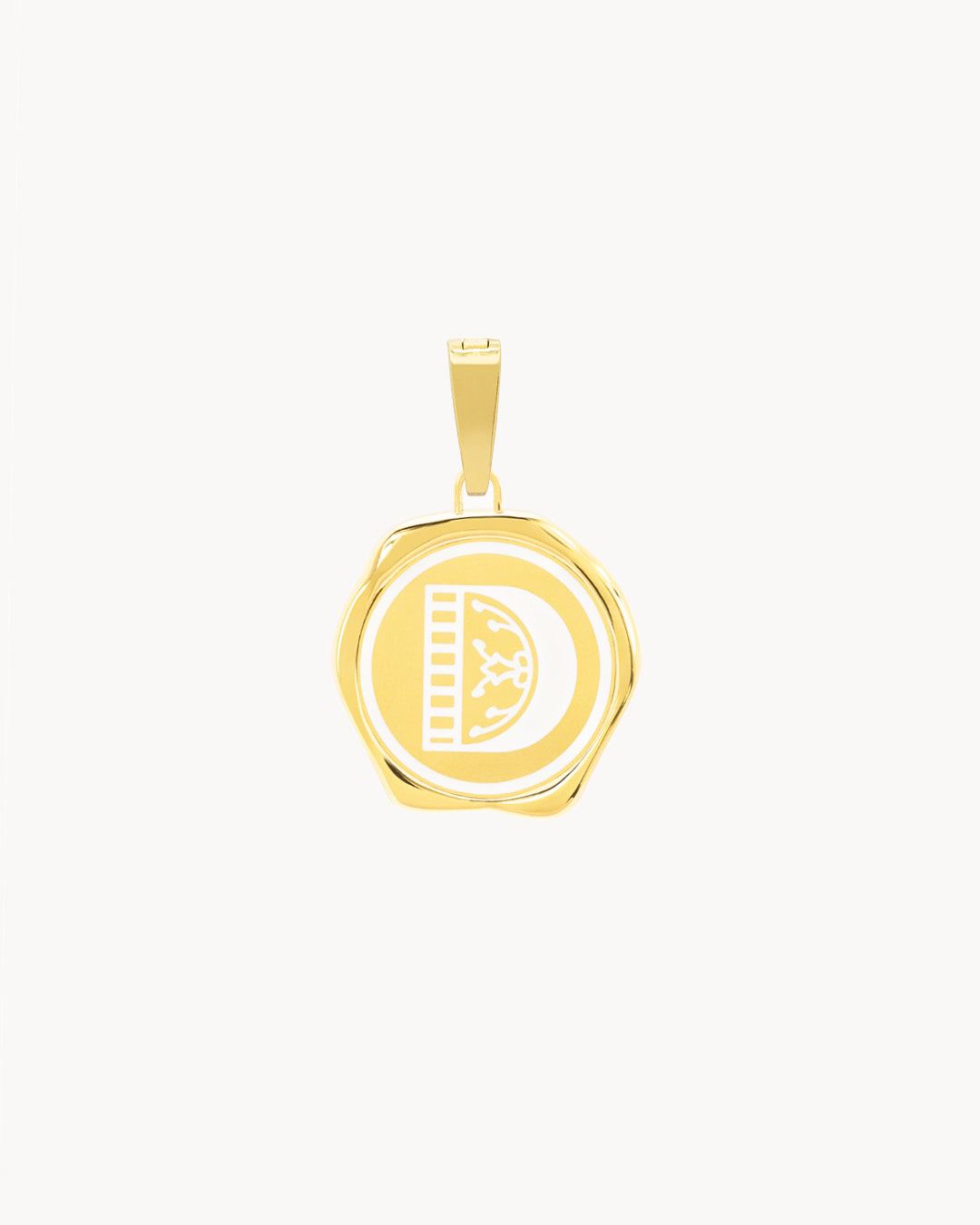 D Pendentif Sceau Initiales