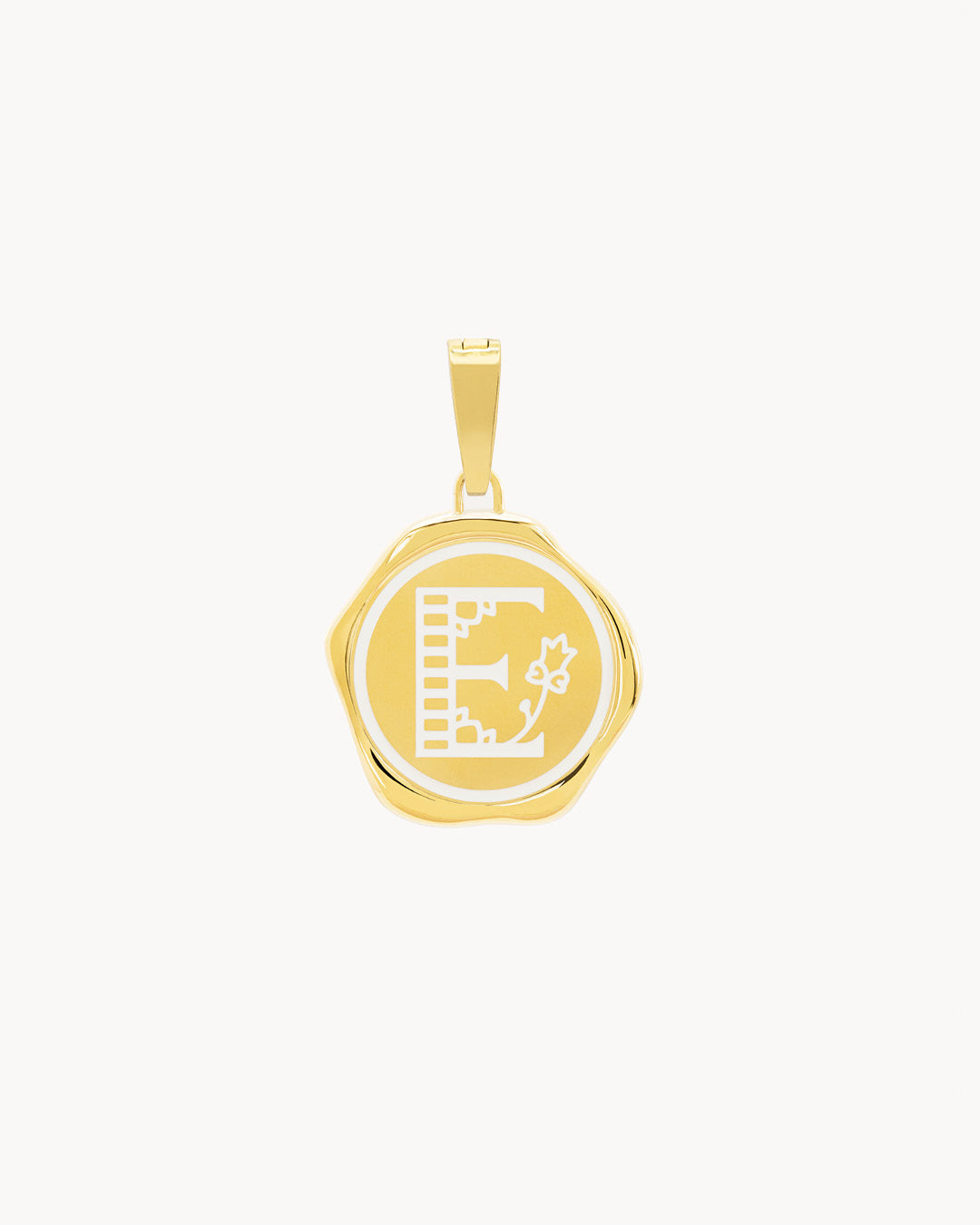 E Pendentif Sceau Initiales
