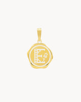 E Pendentif Sceau Initiales