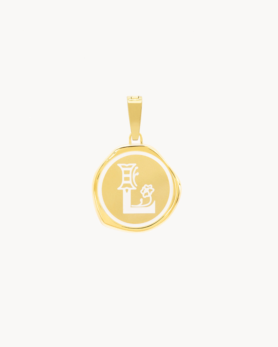 L Pendentif Sceau Initiales