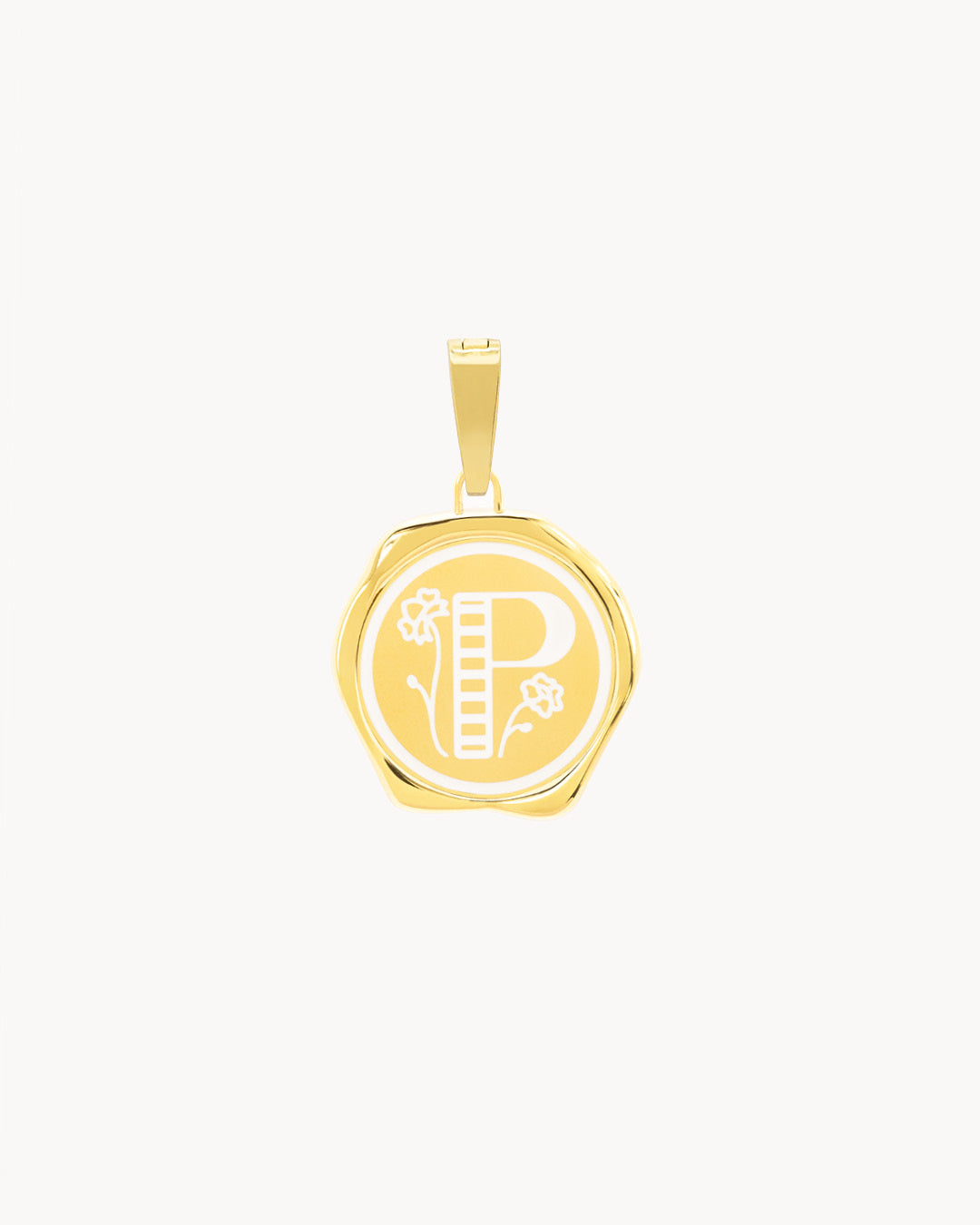 P Pendentif Sceau Initiales