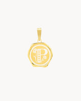 P Pendentif Sceau Initiales