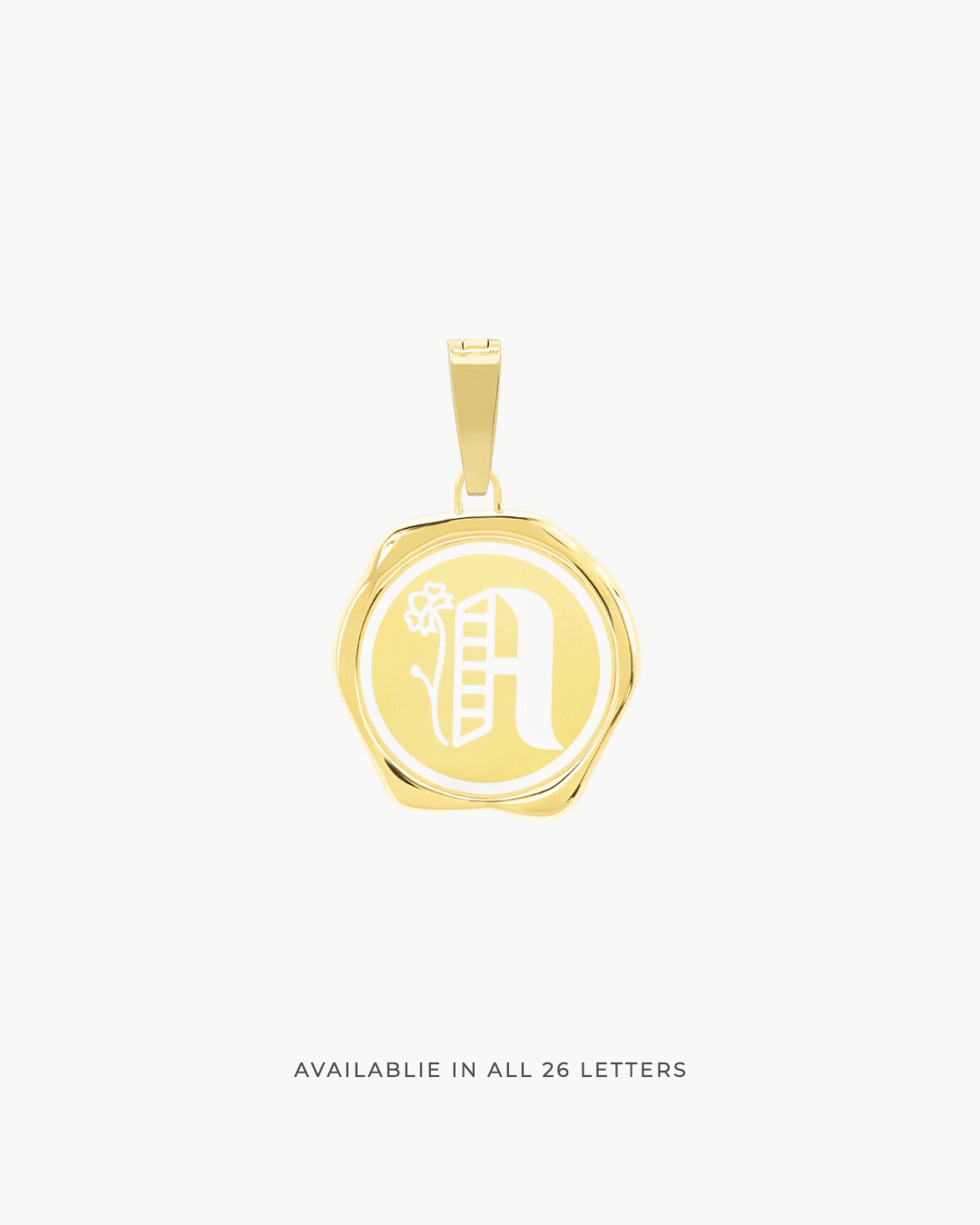 A Pendentif Sceau Initiales