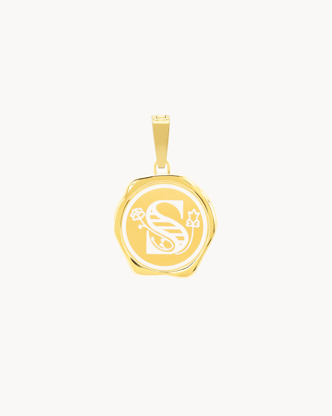 S Pendentif Sceau Initiales
